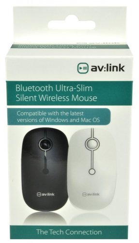AV:Link bezdrátová myš s Bluetooth, 2.4G, bílá