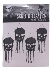 Halloween dekorace závěsné lebky Halloween dekorace závěsné lebky