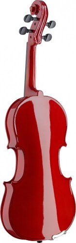 Stagg VN4/4-TR, housle s pouzdrem, červené