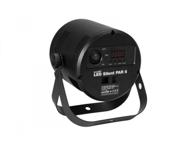 Eurolite LED Silent PAR reflektor 6 QCL floor, černý