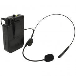 QTX BHS-175.0 VHF hlavový mikrofonní set pro QTX zvukové systémy, 175.0 MHz
