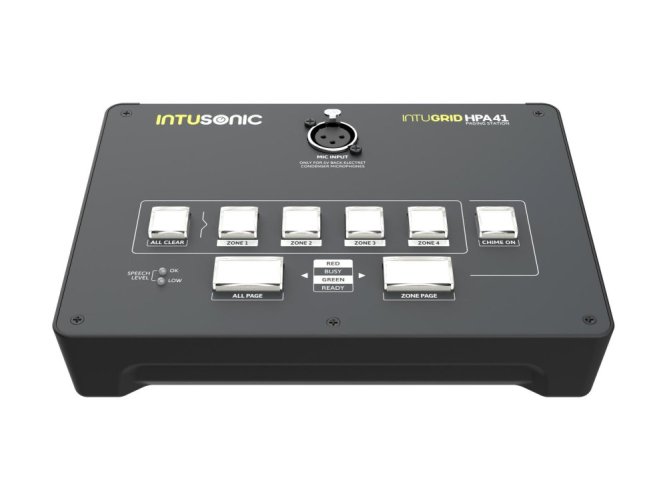 INTUSONIC HPA41, 4-zónová pagingová stanice