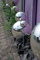 Vánoční dekorační ozdoby, 10 cm, stříbrné, 4 ks - použito (83501262)