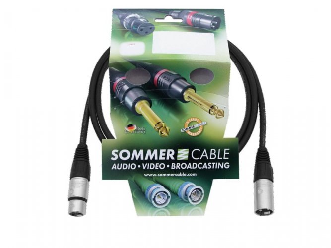 Sommer cable XX-15 2x XLR samec/samice, studiový, 1,5m