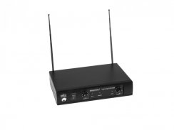 Omnitronic VHF-102, 2-kanálový bezdrátový mikrofonní set 209.80/205.75 MHz