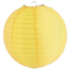 Nylonový lampion 30 cm, žlutá
