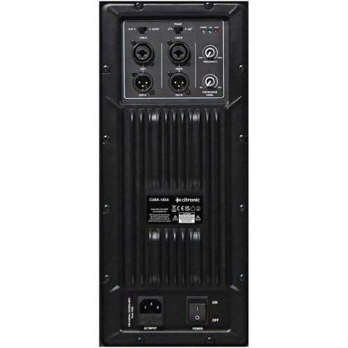 Citronic CUBA-18SA, aktivní 18" subwoofer, 1200W