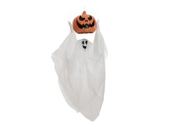 Halloween duch s hlavou dýně, 110 cm