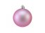 Vánoční dekorační ozdoby, 7 cm, růžové matné, 6 ks - poškozeno (8350123J)