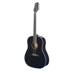 Stagg SA35 DS-BK LH, akustická kytara levoruká