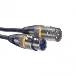 Stagg SMC6 YW, kabel mikrofonní XLR/XLR, 6m