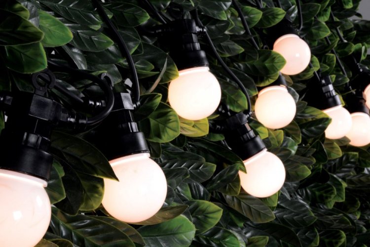 Lyyt BOF10WW, venkovní LED světelný řetěz, 10x LED lamp, barva teplá bílá, IP44