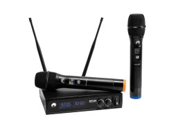 Omnitronic UHF E-FLEX 2, 2-kanálový bezdrátový mikrofonní set 823-832/863-865 MHz Omnitronic UHF E-FLEX 2, 2-kanálový bezdrátový mikrofonní set 823-832/863-865 MHz