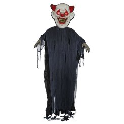 Halloween závěsný klaun se zářícíma očima, 280 cm