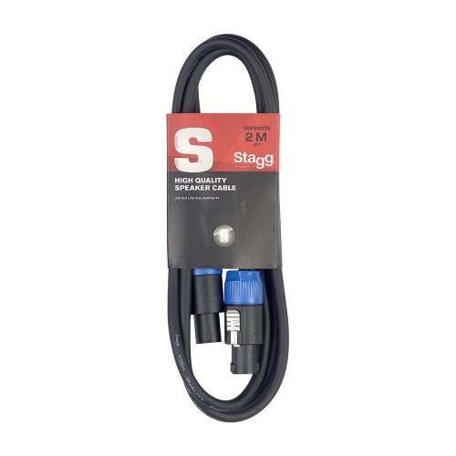 Stagg SSP2SS25, reproduktorový kabel SPK/SPK, 2m