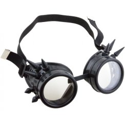 Steampunkové brýle černé