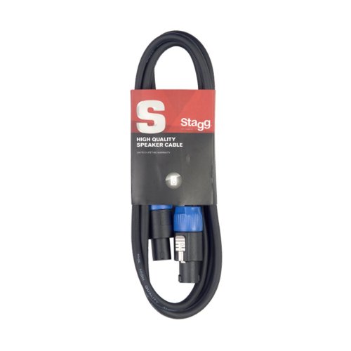 Stagg SSP10SS15, reproduktorový kabel Speakon - Speakon zástrčka, 10m