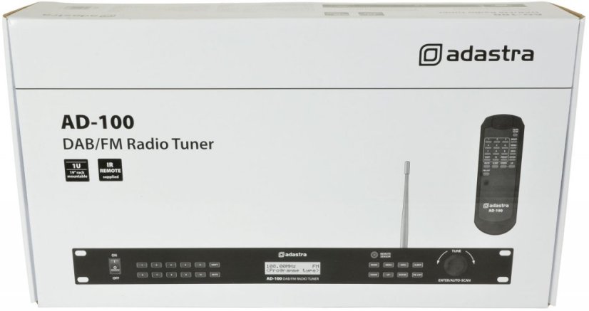 Adastra AD-100, DAB/FM tuner, 1HE