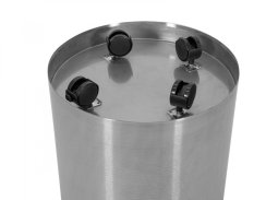 Europalms STEELECHT-40 Nova, nerezový květináč ve stříbrné barvě, 40 cm Europalms STEELECHT-40 Nova, nerezový květináč ve stříbrné barvě, 40 cm