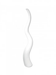 Wave designový květináč 100cm, bílý