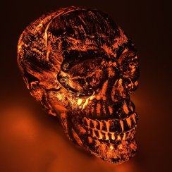 Halloween lebka se světlem Halloween lebka se světlem