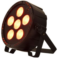 QTX PAR-180 Výkonný PAR reflektor, 6x 30W RGB, DMX - rozbaleno (SA154038) - rozbaleno (BS100403)