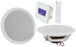 Adastra WA-215, nástěnný zesilovač a podhledové reproduktory, 30W, bílé