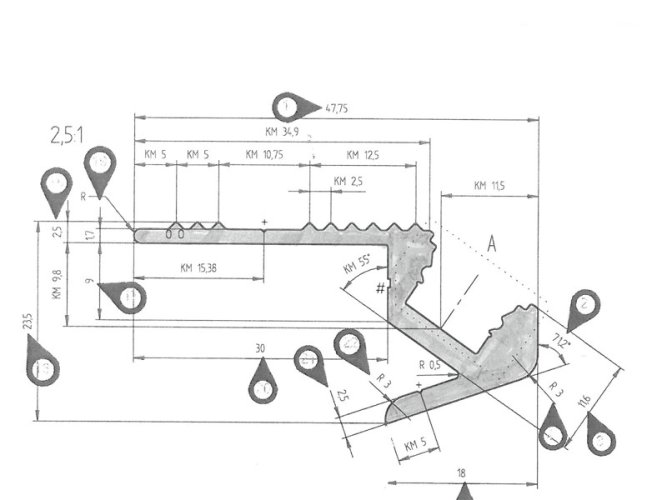 Eurolite schodišťový profil pro LED pásky, hliníkový, 4m