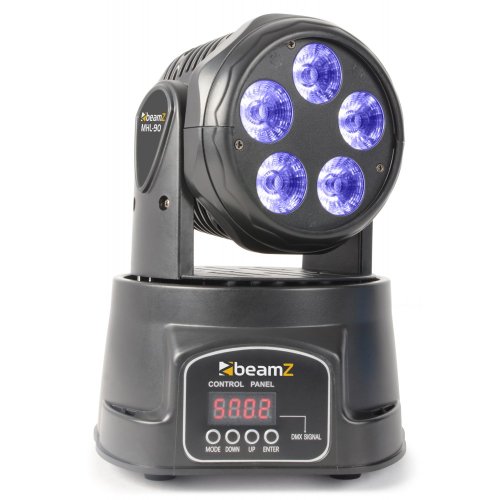 BeamZ LED otočná hlavice 5x 18W RGBAW-UV LED, DMX