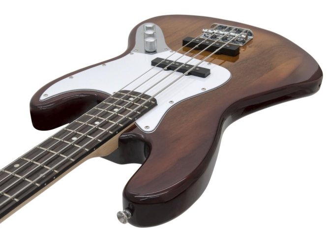 Dimavery JB-302, elektrická baskytara, sunburst