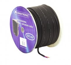 Kabel reproduktorový 2x2.5mm, černý, cena / m