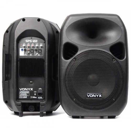 Vonyx Party Speaker Set, 2x 12", 2x stojan
