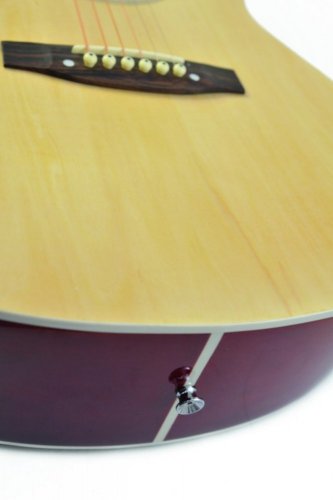 Dimavery AW-303, akustická kytara typu Folk, přírodní