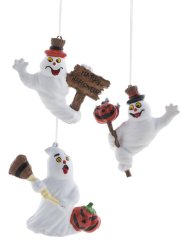 Halloween náhrdelník s třemi duchy
