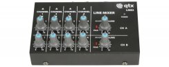 QTX LM82 Kompaktní mikrofonní směšovač, 8 stereo vstupů