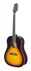 Stagg SA35 DS-VS LH, akustická kytara typu Slope Shoulder Dreadnought, levoruká