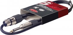 Stagg SMC1XP, kabel mikrofonní XLR/Jack, 1m