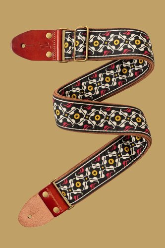 Stagg SWO-30TH-YLW, tkaný nylonový popruh, žlutý