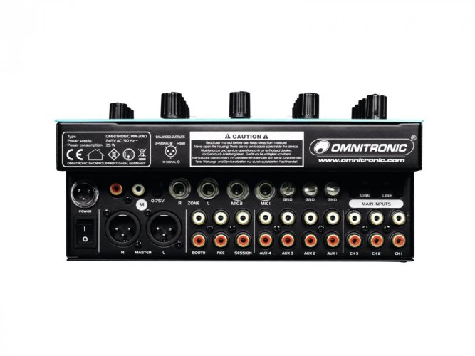 Omnitronic PM-3010, 3-kanálový mixážní - použito (10006850)