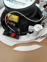 Power Dynamics CSPT8 podhledový reproduktor 8", 100V / 8 Ohm, 120W - poškozeno (SK952544)