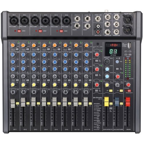 Citronic CMC-14, mixážní pult DSP a USB/PC/BT