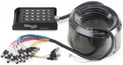 Stagg SSB-30/16X4XH, multicore kabel se stageboxem, 30 m