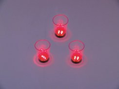 LED kalíšky, 3ks
