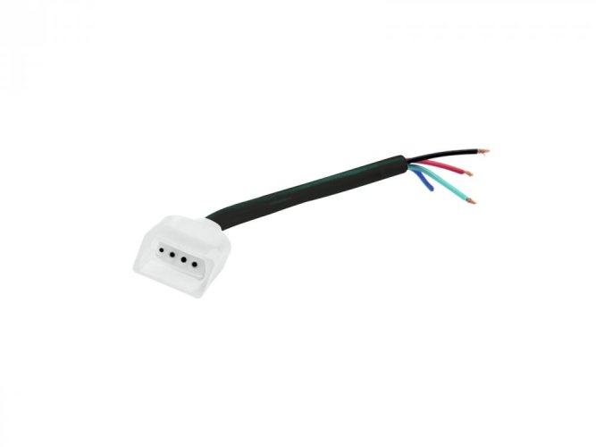 Eurolite LED Neon Flex 230V Slim RGB, propojovací kabel obnažený