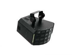 Eurolite LED Derby 4x 3W RGBA a 36x 5050 SMD DMX, paprskový efekt - použito (51918300)