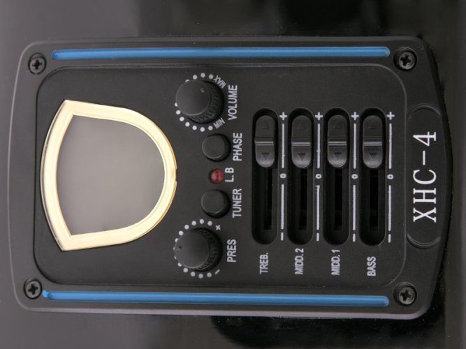 Dimavery DR-612, elektroakustická 12-ti strunná kytara, černá