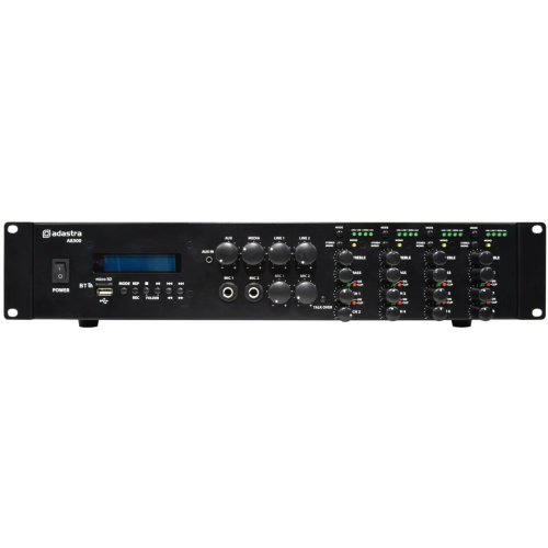 Adastra A8300, mixážní 4-zónový zesilovač 8x 300W, BT/MP3/FM/USB