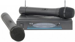 QTX VHF-2, bezdrátový 2 kanálový VHF mikrofon s frekvencemi 174,1 + 175 MHz