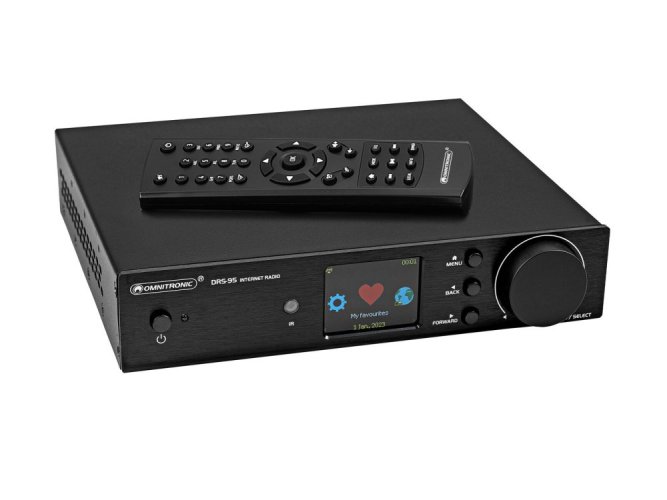 Omnitronic DRS-95, internetové rádio s DAB+ a Bluetooth