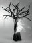 Halloweenský strašidelný strom, 210 cm